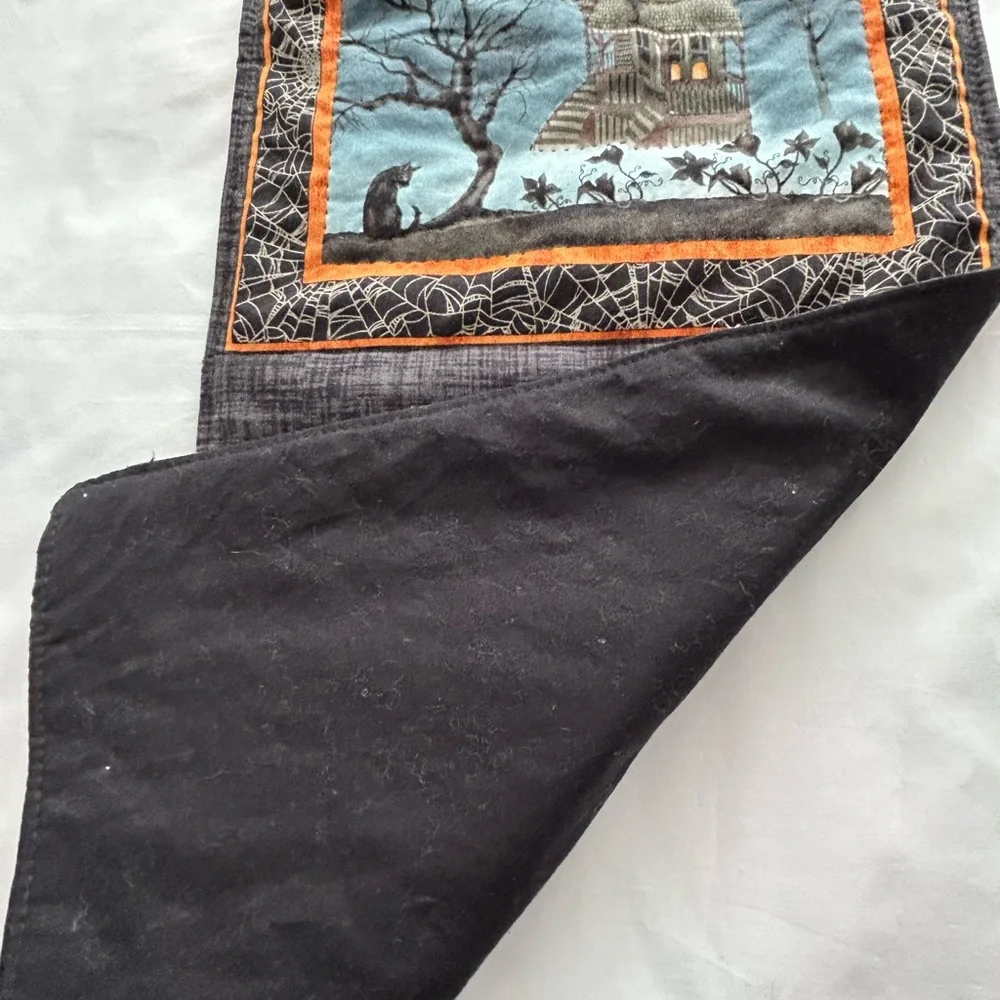 Handmade Quilted Halloween Wall Hanging or Table Runner